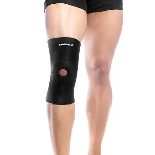 Joelheira Longa em Neoprene com Suporte para Patela - Dilepé